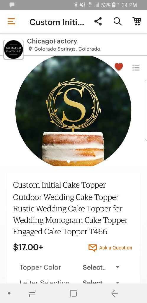 Cake Toppers - 1
