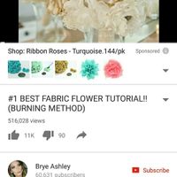 Fabric flowers