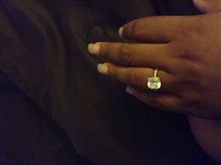 Show Me Your...Non Diamond Engagement Ring