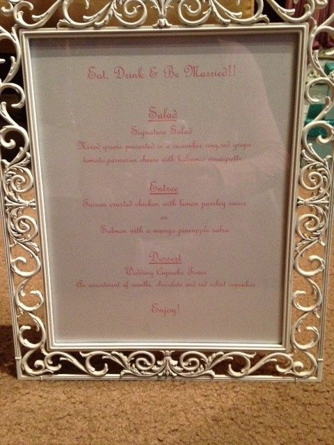 Welcome table Decor