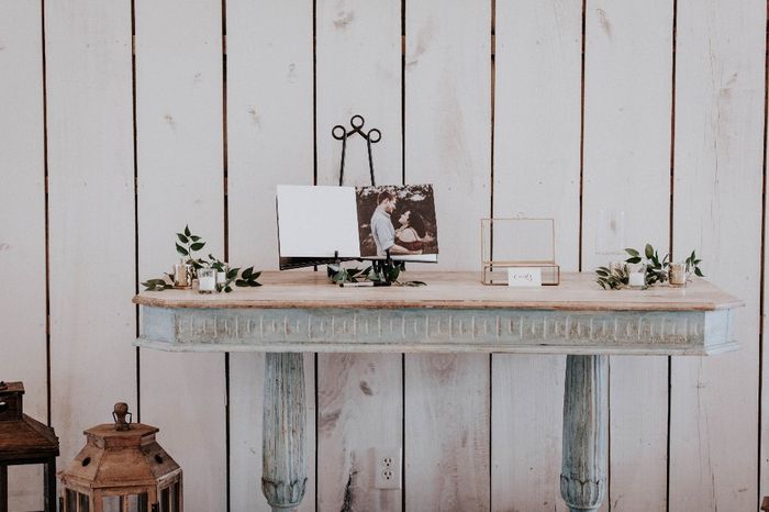 Guest Book Table