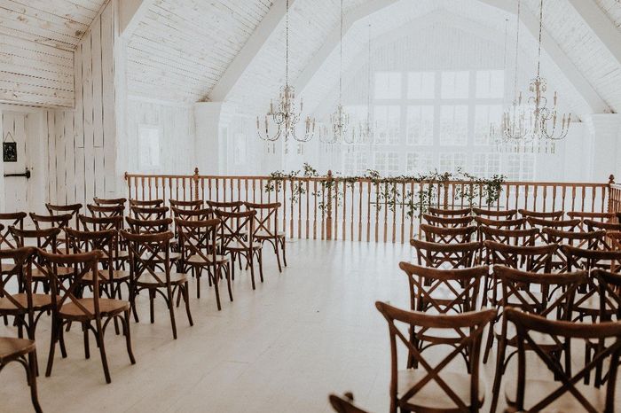 Our last-minute ceremony space