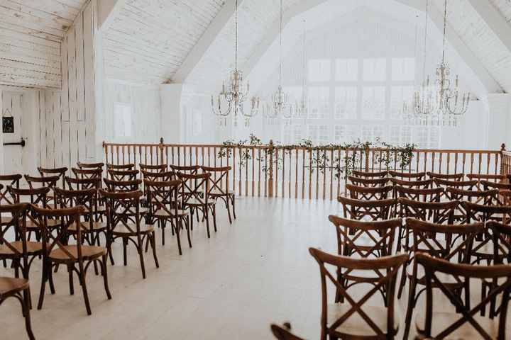 Our last-minute ceremony space