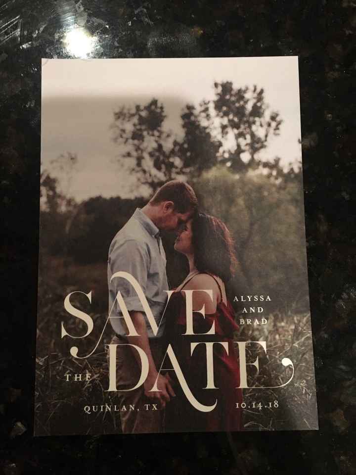 lets see your save the date Pictures! - 1