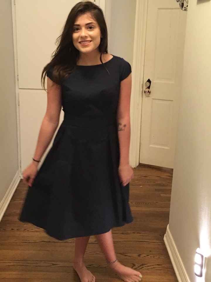 Front of Bridesmaid dress