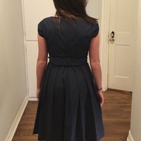 Back of Bridesmaid Dress