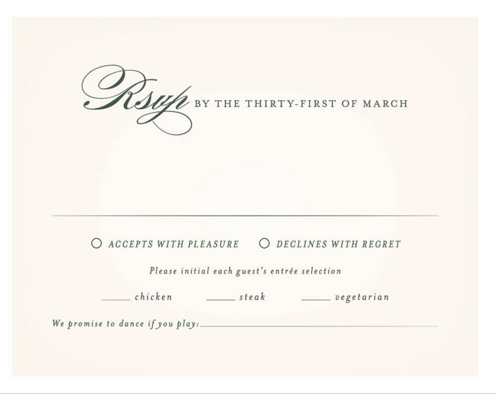 May i see your rsvp card? - 1