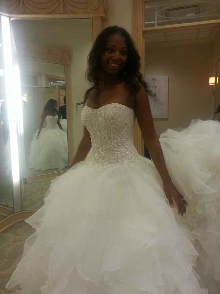 I rang the Bell and Said yes to the dress!! Lets see some of your dresses!!