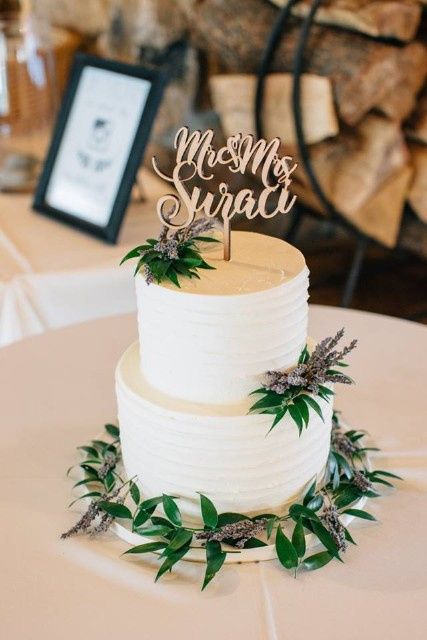 our cake with no cake stand, haha!