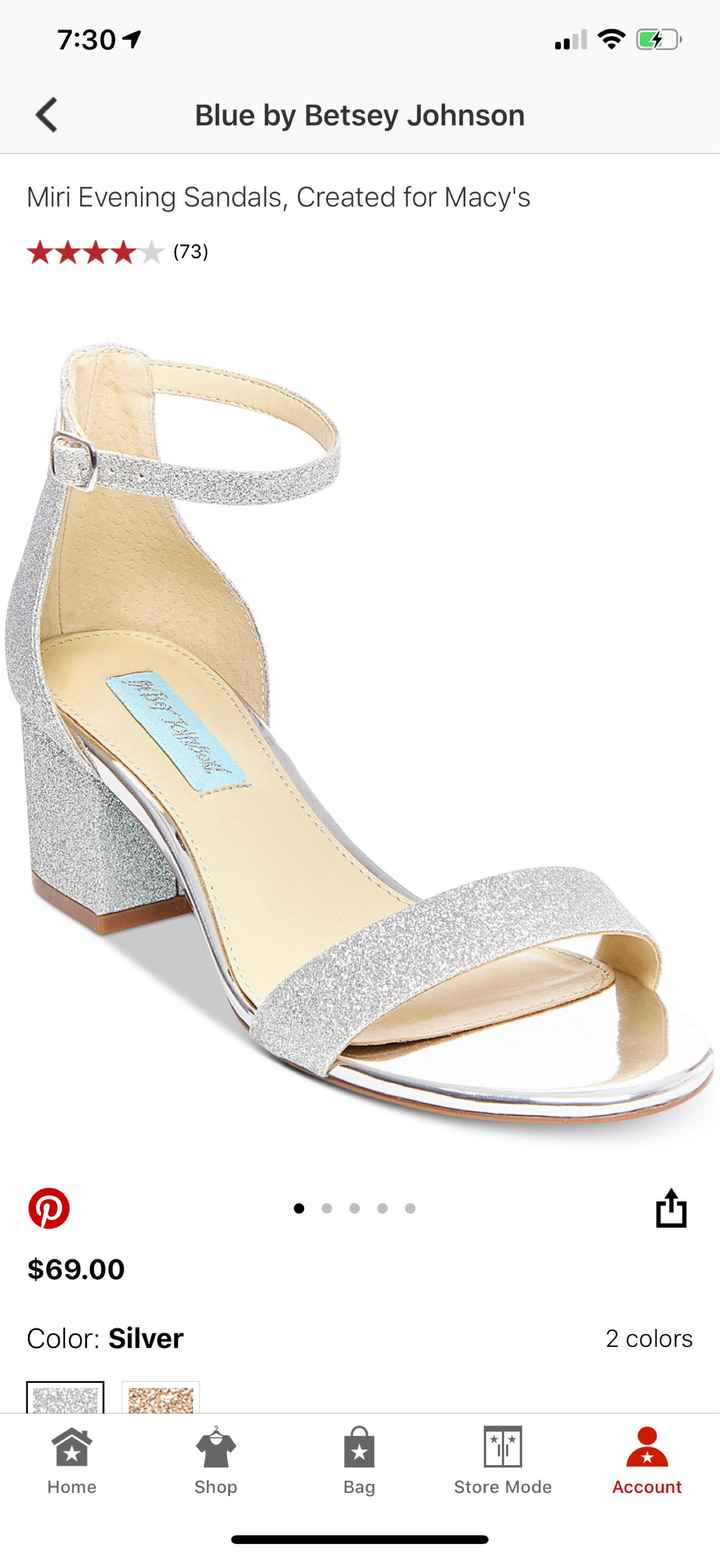 How much did you spend on your dress? And shoes! - 2