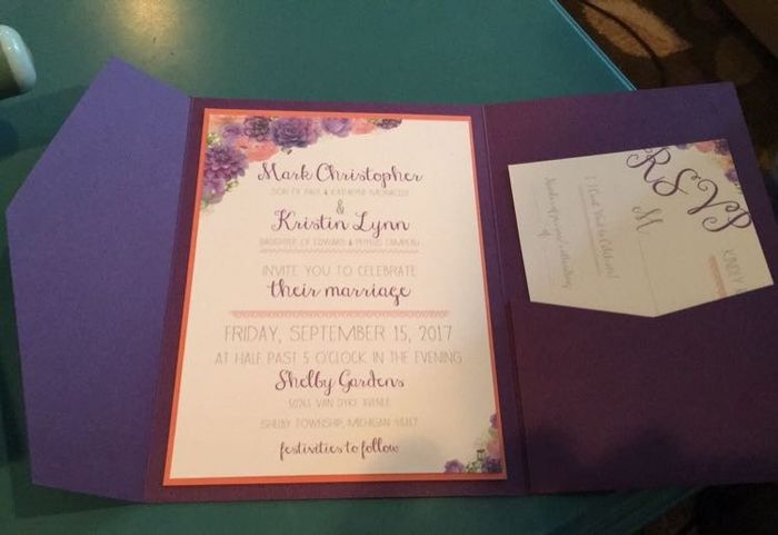 DIY invitations
