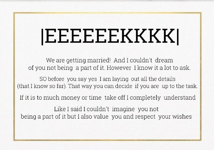 How Did You ask your bridesmaids? 3