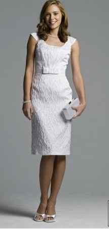 Any girls with short/tea length bridal gowns?