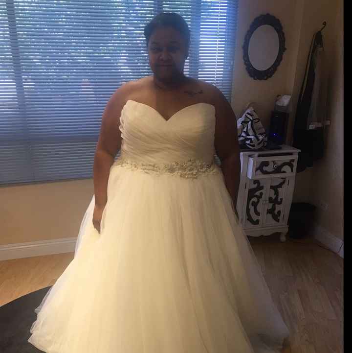 Picked up my dress!!
