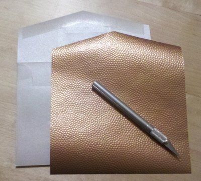 i actually did it!  Lined my own envelopes YAY!  Pics & Notes inside for those who asked.  :O)