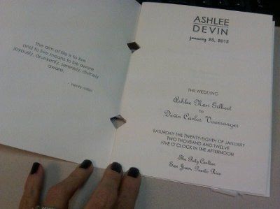 Brides are you doing wedding programs