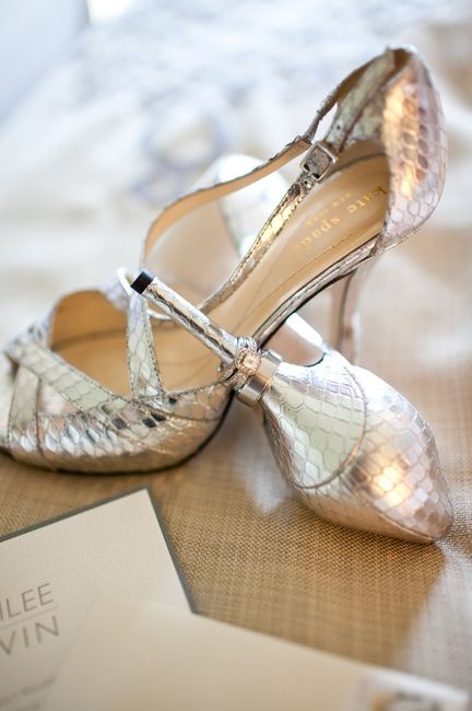 I showed my MOH my wedding shoes & she freaked out because they were purple......what color are you 