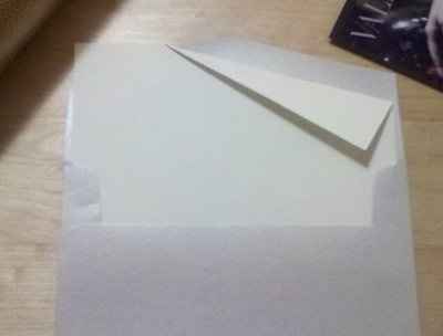 i actually did it!  Lined my own envelopes YAY!  Pics & Notes inside for those who asked.  :O)