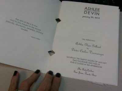 Brides are you doing wedding programs