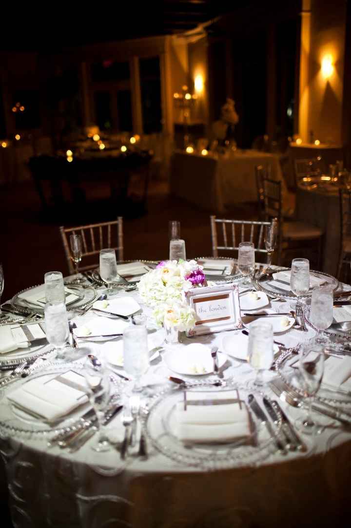 Show off your reception tables!