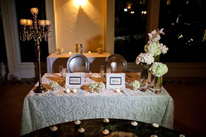 Show off your reception tables!
