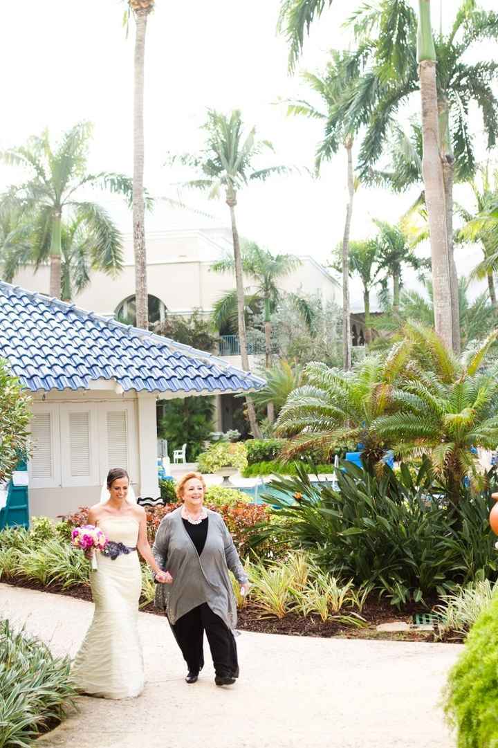 Who is walking you down the aisle?