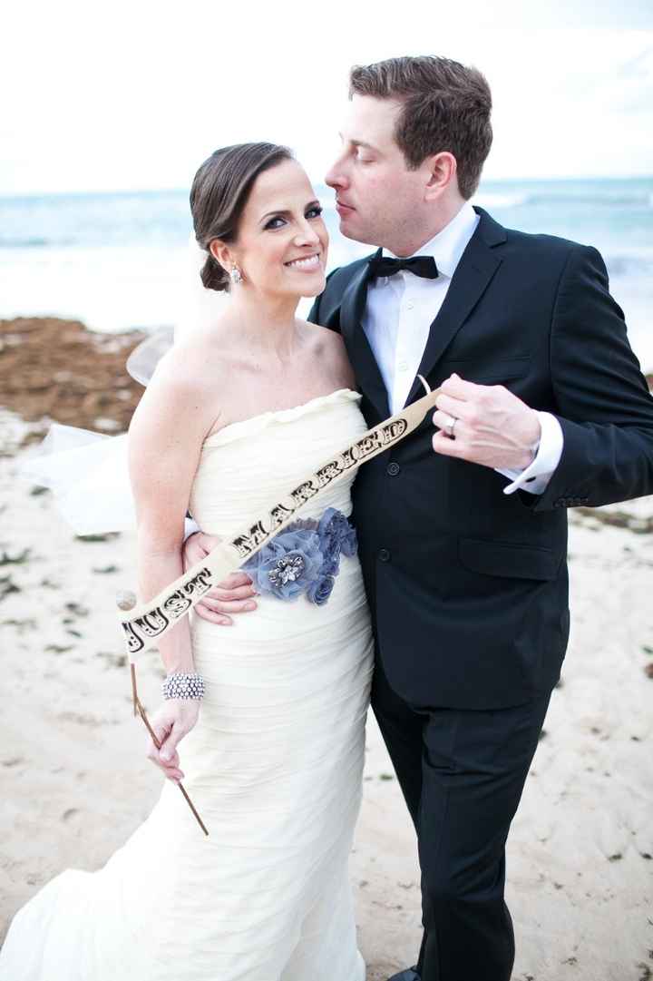 Show me your dress for an outside wedding..