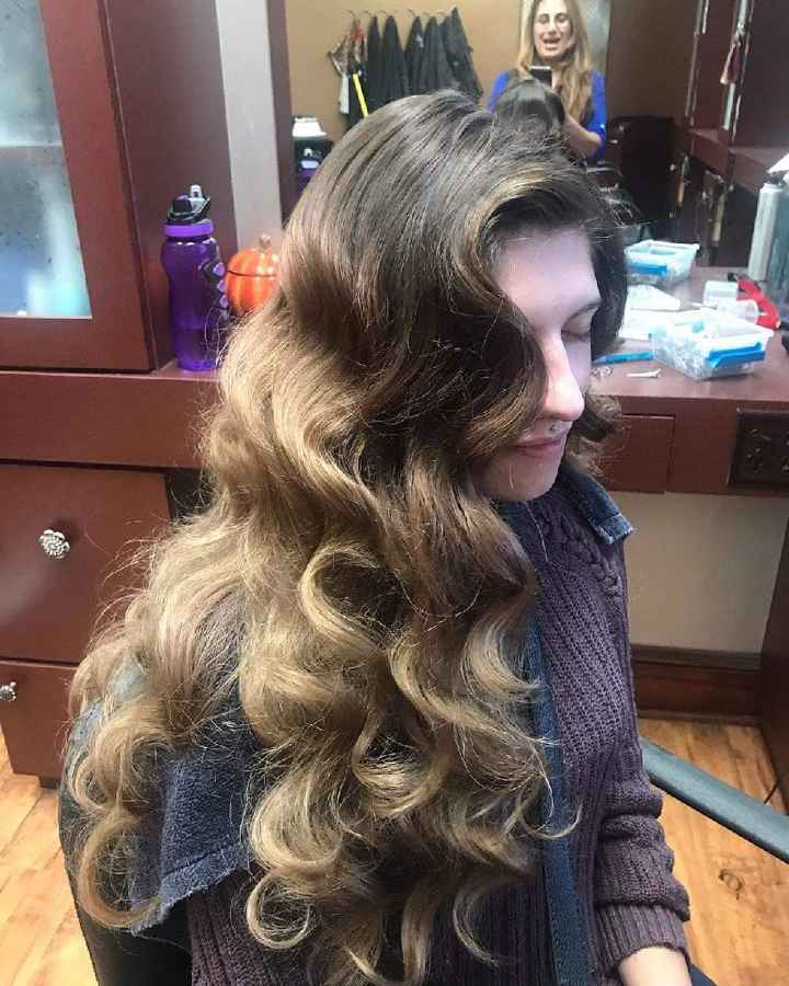 Had my hair trial yesterday - 1