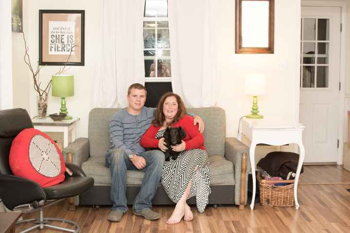 Engagement Pics with Dog!
