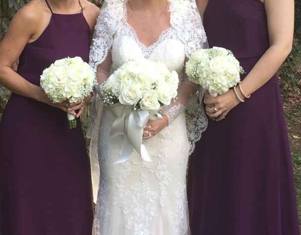 Eggplant/plum bridesmaid dresses