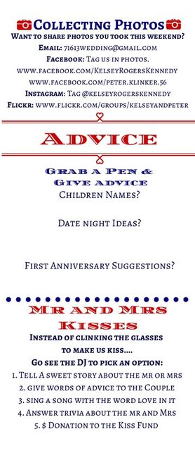 Menu Cards