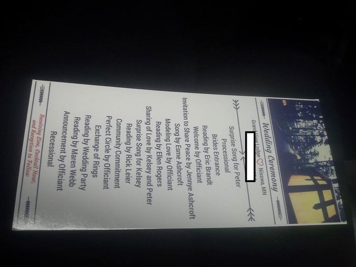 Ceremony Programs