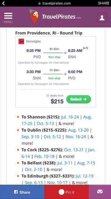 Ireland vs. Florida