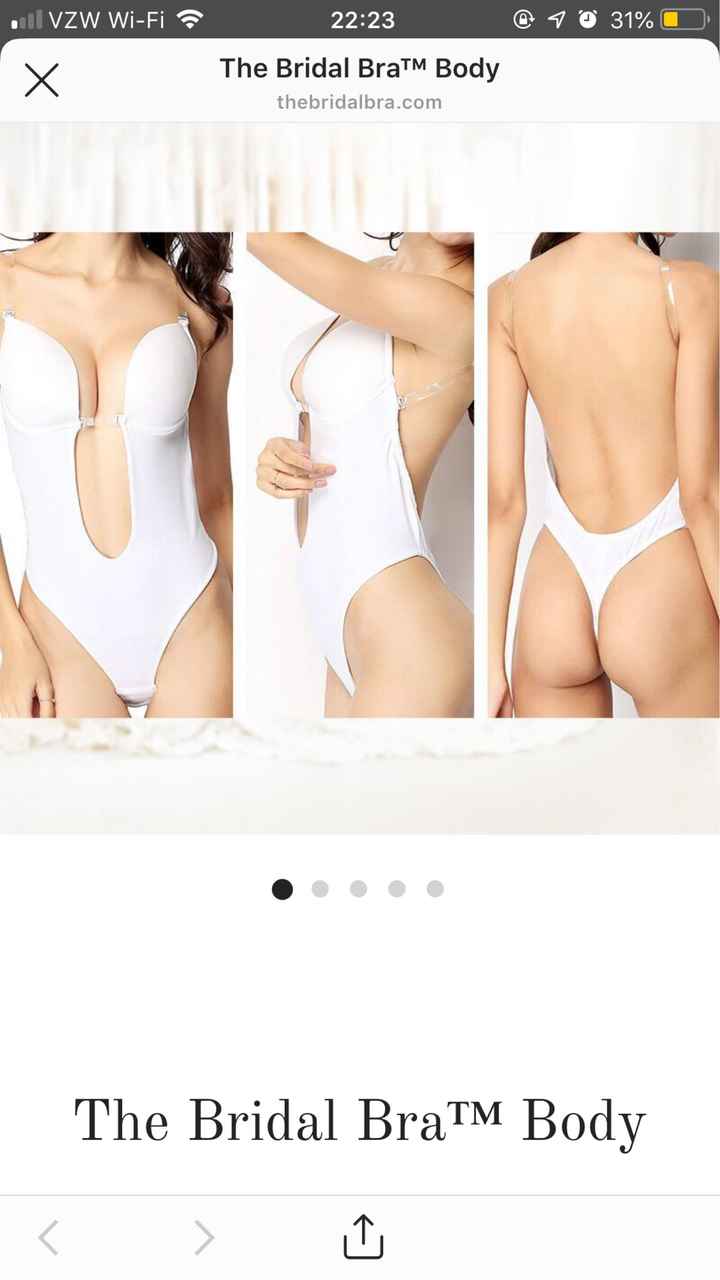 Backless Strapless Bra - 1