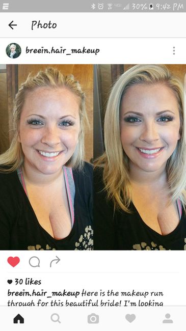 Hair and Make up trial