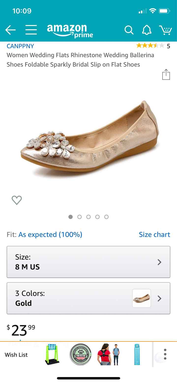 Flats or flip flops at reception? - 1