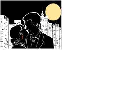 I need a vector image of a skyline silhouette