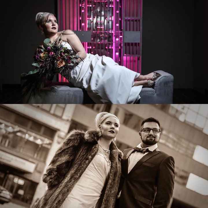 Arms in Wedding Dress