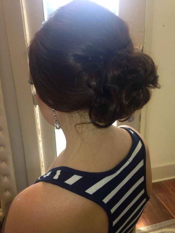 Hair and Makeup Trial - Not Happy