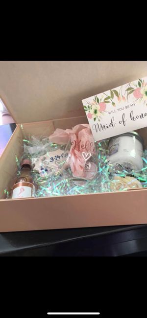 Asking bridesmaids to be part of the big day 1