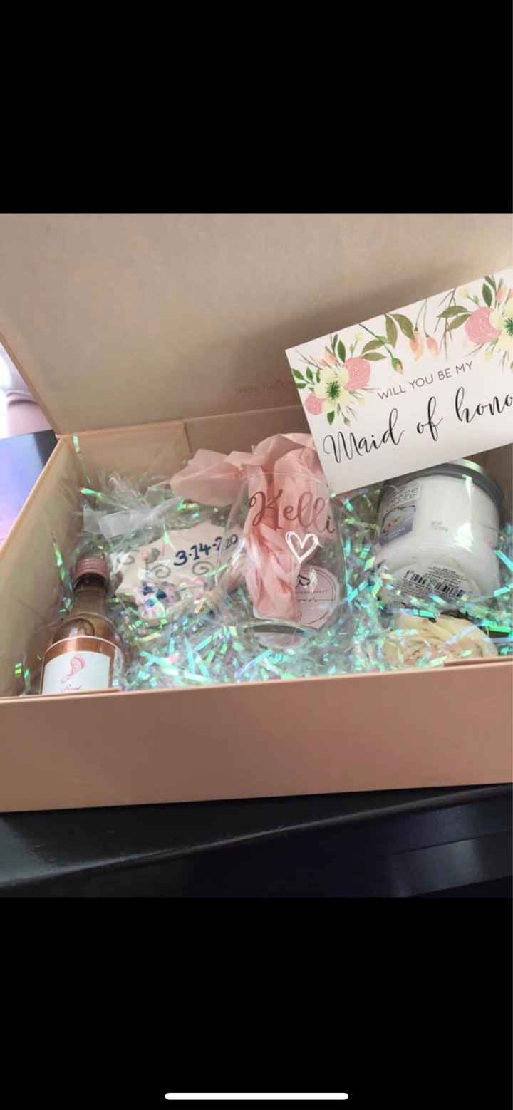 Asking bridesmaids to be part of the big day - 1