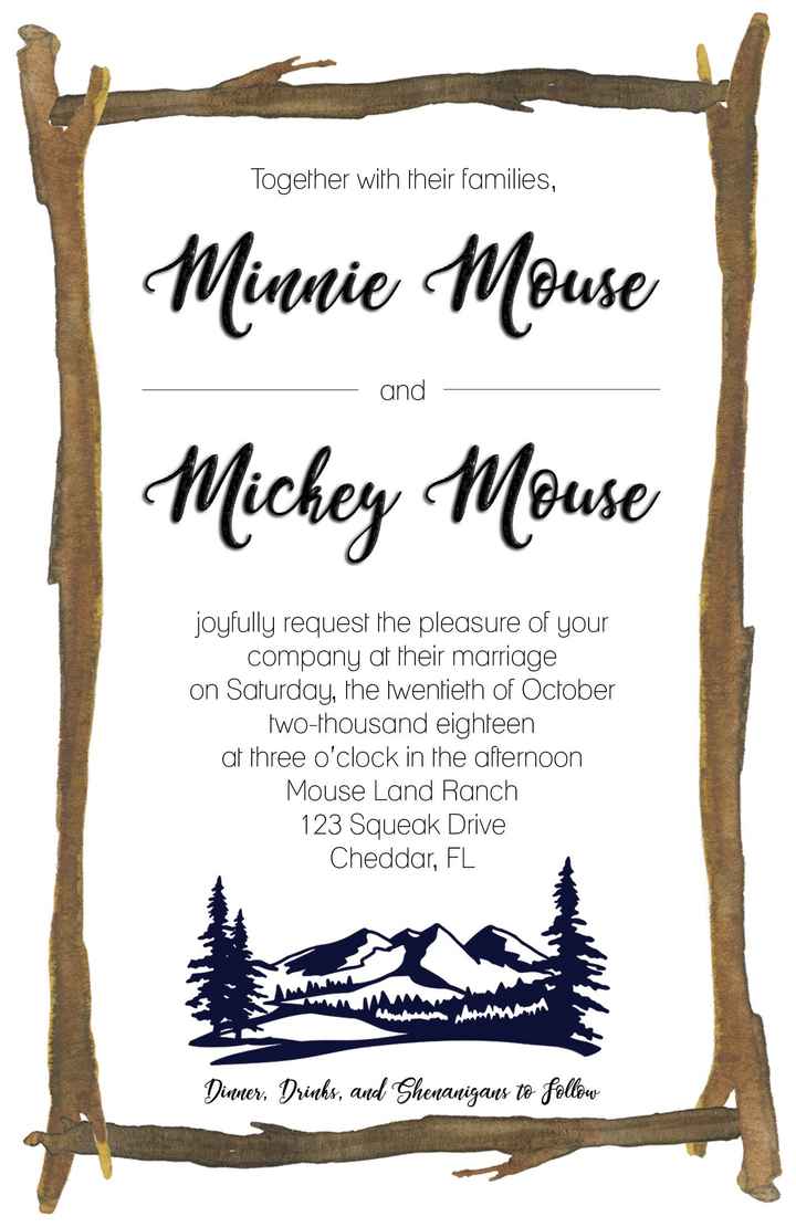 Took a stab at designing my own invites. What do you think? CC Welcome.