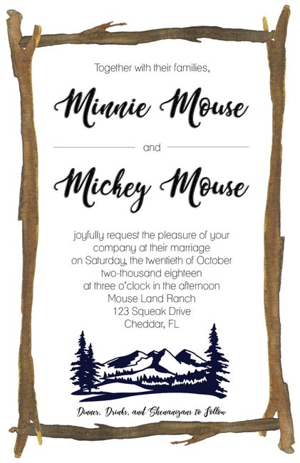 Took a stab at designing my own invites. What do you think? CC Welcome.