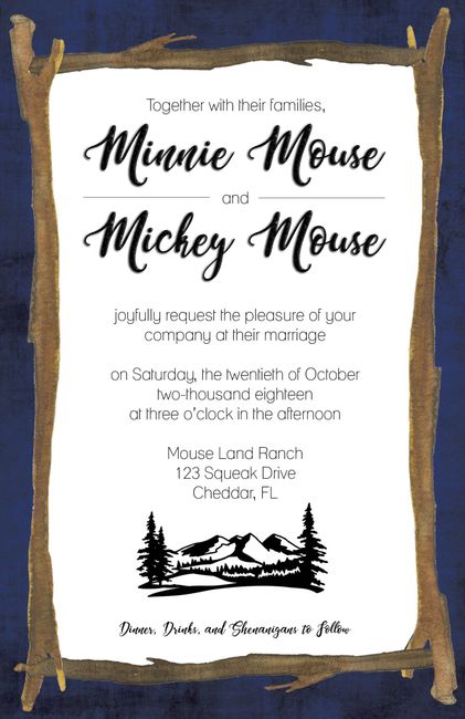 Took a stab at designing my own invites. What do you think? CC Welcome.