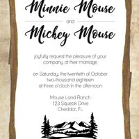 Took a stab at designing my own invites. What do you think? CC Welcome.