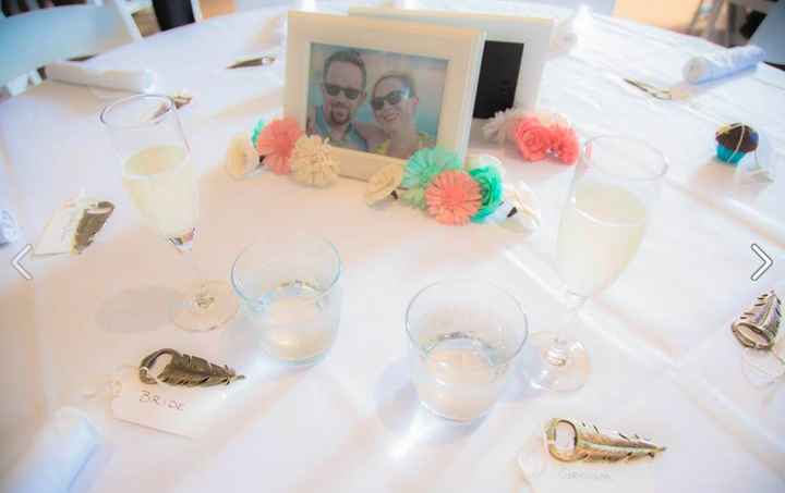 Flowers or no flowers as a centerpiece