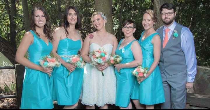 Did anyone regret letting their bridesmaids pick their own dresses?