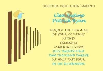 Invitation Mock Up - Opinions?