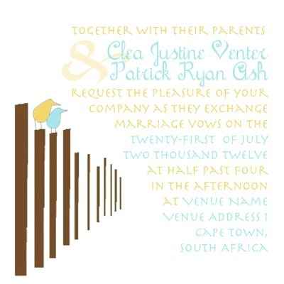 Invitation Mock Up - Opinions?