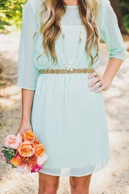 Color Scheme and Bridesmaid Dresses